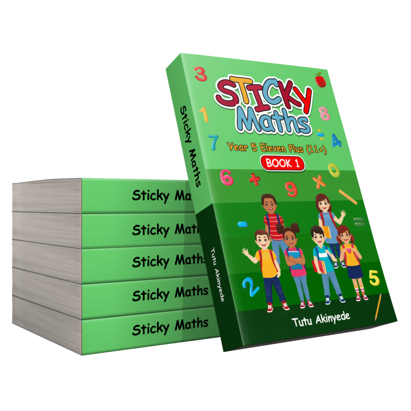 Sticky Maths Book 1 stacked