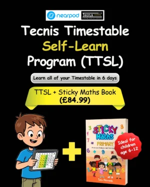Tecnis Timestable Self-Learn Program + The Sticky Maths Primary Program